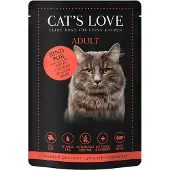 Cat's Love 12x85g nauta kissan märkäruoka