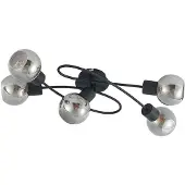 LINDBY - Elaina 5 Kattovalaisin Black/Smoke