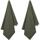 Humdakin Organic Tea Towel - 2 Pack - Khaki green - 45X70CM
