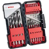 Bosch Accesorios Metalliporanteräsarja PointTeQ; 1-10 mm; 18 kpl.