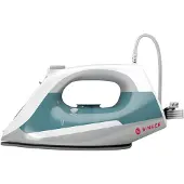 SINGER Steam Choice 1.0 -höyrysilitysrauta, 2200 W, 0,27 l, Aqua/valkoinen