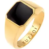 KUZZOI Sormus kulta / musta