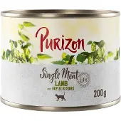 Purizon 6x200g Single Meat karitsa & humalankukka kissan märkäruoka