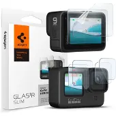 Spigen Glass.tR Slim härdat glas + film 2-set för GoPro Hero 9 / 10 / 11 / 12 - transparent
