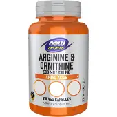 Now Arginiini & ornitiini, 500/250 - 100 kasviskapselia