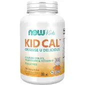 NOW,NOW Foods,NOW,NOW Foods Kid Cal, Sur Appelsiini - 100 purutablettia