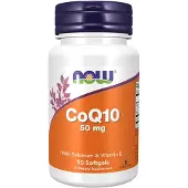 NOW,NOW Foods,NOW,NOW Foods CoQ10 seleenillä ja E-vitamiinilla, 50 mg - 50 pehmeää kapselia