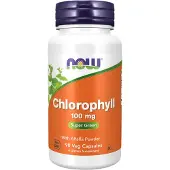 NOW,NOW Foods,NOW,NOW Foods Klorofylli, 100 mg - 90 kasviskapselia