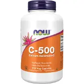 Now , C-500, Kalsium Askorbaatti-C, 250 Pillereitä