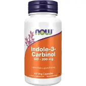Now Indol-3-Karbinoli (I3K), 200 mg - 60 kasviperäistä kapselia