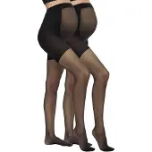 Mamalicious Nylonsukkahousut 'Sabrina' musta