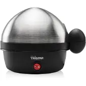 Tristar EK-3076 Munankeitin (7 kananmunaa), Musta ja ruostumaton teräs, 350 Wattia
