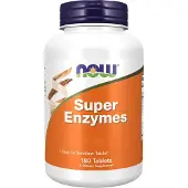 Now Foodsin, Super Enzymes, 180 Tablettia