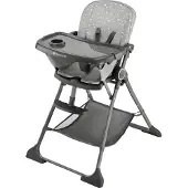 Kinderkraft Foldee Home Highchair Hopeinen