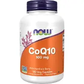 NOW,NOW Foods,NOW,NOW Foods CoQ10 ja valkopyökki, 100 mg - 180 kapselia