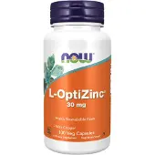 Now L-OptiZinc 30 mg - 100 Veg-kapselia