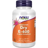 Now , Kasvissyöntiin soveltuva kuiva E-400, 268 mg (400 IU), 100 kasvis kapseli