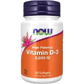 Now D-3-vitamiini, 2000 IU - 30 pehmytkapseliä