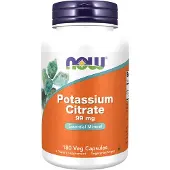 Now Kaliumsitraatti Potassium Citrate 180 kaps. ravintolisä