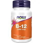 NOW,NOW Foods,NOW,NOW Foods B12-vitamiini, 1000 mcg - 100 purutablettia