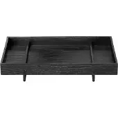 Blomus Tray L - 50 X 30 Cm - Abento - Black - Black - L 50CM