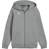 Puma Huppari Teamgoal Casuals Full Zip - Harmaa/valkoinen Lapset, koko 116 cm