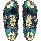 Gumbies Unisex Islander Blue Hibiscus 36