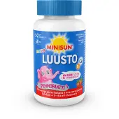 Minisun Pehmofantti Luusto Kalsium+D-Vitamiini lapselle kpl