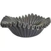 Jakobsdals Anemone Skål - Black - 40X40X16CM