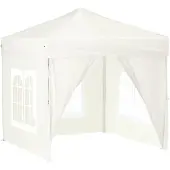 vidaXL Tapahtumateltta sivuseinillä, kerma, 2x2m, Kreminė