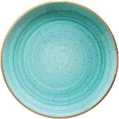 Bonna Aura Aqua Sivulautanen 21 Cm - Ruokalautaset Posliini Turkoosi - AAQGRM21DZ
