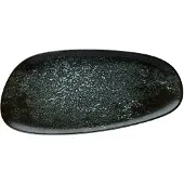 Bonna Cosmos Vati 36 Cm - Ruokalautaset Posliini Musta - COSBLVAO36DT