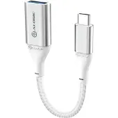 Alogic ULCAA-SLV - USB-C - USB-A -adapteri, hopea
