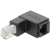 DeLOCK – Adapter RJ45 plug downwards angled to RJ45 jack Cat.6 UTP (86423)