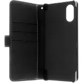 Teknikproffset Insmat Exclusive Flip Case -lompakkokotelo, Sony Xperia 5 V, musta