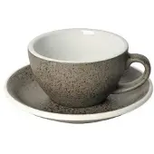 Loveramics Cappuccino kuppi ja lautanen Egg Granite, 200 ml