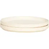 Frama Otto Lautaset 2-pakkaus Ø25 Cm - Ruokalautaset Kivitavara Natural - 5021
