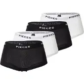 Pieces Pclogo Lady 4 Pack Solid Noos Bc - Black - M
