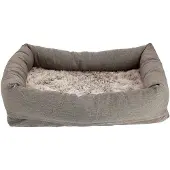 Dogman Classy Memory Foam koiran sänky, beige - 74x46 cm