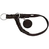 Hunter - Koiran koulutuspanta Solid Education Brown M-L - kaula 45-50cm - Koirat - Kaulapannat