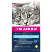 Eukanuba 2kg Sterilised/Weight Control Adult kissanruoka