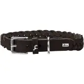 Hunter - Koiran panta Solid Education Special Cow Leather Tummanruskea M 55cm - Koirat - Kaulapannat