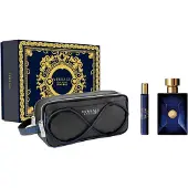 Versace Dylan Blue Eau De Toilette Spray 100ml Set 3 Pieces
