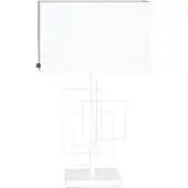 By Rydens Paragon pöytävalaisin 69 cm Mattavalkoinen