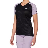 100% Airmatic Black/Lavender Naiset Lyhythihainen Polkupyörä Jersey