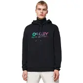 Oakley Apparel Men's Rider Long 2.0 Hoodie Black/White Pitkähihaiset paidat XS