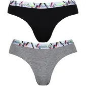 Reebok Panties 2 Units Musta,Harmaa L Nainen