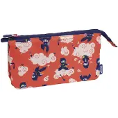 Milan 5 Pocket Pencil Case Ninjutsu Special Series Punainen Mies