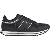 Pepe Jeans for man. PMS30996 Tour Club shoes black (42), Flat, 1 to 3 cm, Laces, Casual
