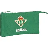 Safta Real Betis Balompie Triple Pencil Case Vihreä Mies